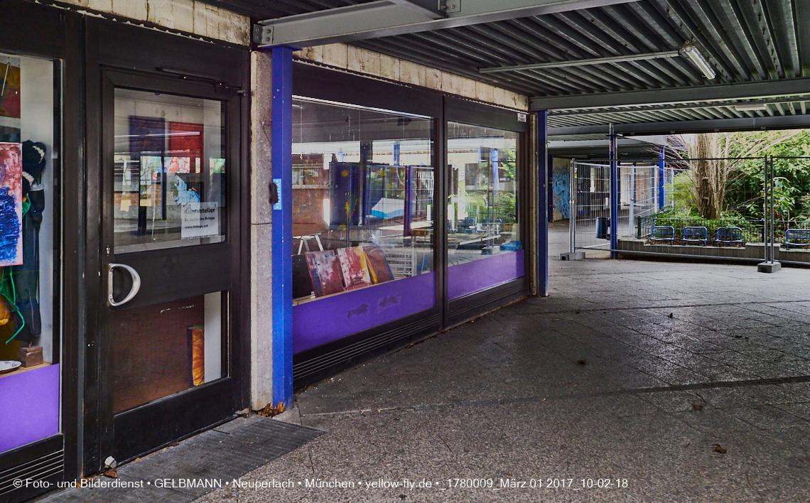 01.03.2017 - die Abrissbaustelle Quiddezentrum in Neuperlach